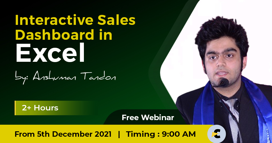 Microsoft Excel - Interactive Sales Dashboard in Excel